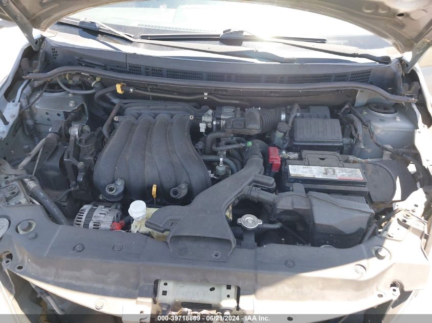 2010 Nissan Versa 1.8S VIN: 3N1BC1AP2AL421646 Lot: 39718869