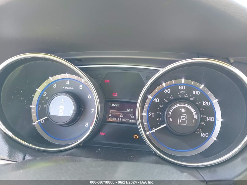 2013 Hyundai Sonata Gls VIN: 5NPEB4AC1DH520412 Lot: 39718880