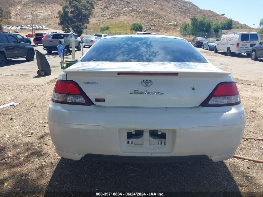 2000 Toyota Camry Solara Sle V6 VIN: 2T1CF28P0YC294655 Lot: 39718884