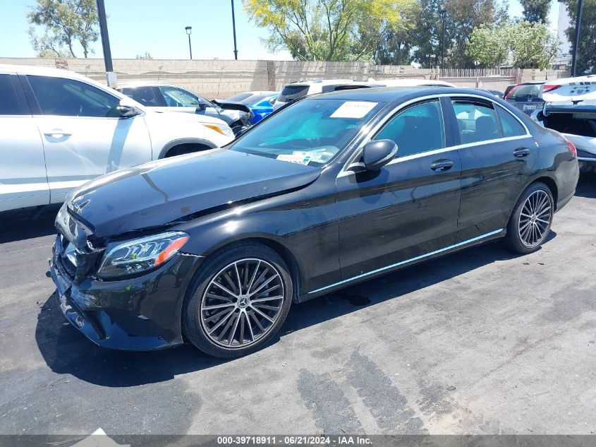 55SWF8DB1KU303553 2019 MERCEDES-BENZ C CLASS - Image 2