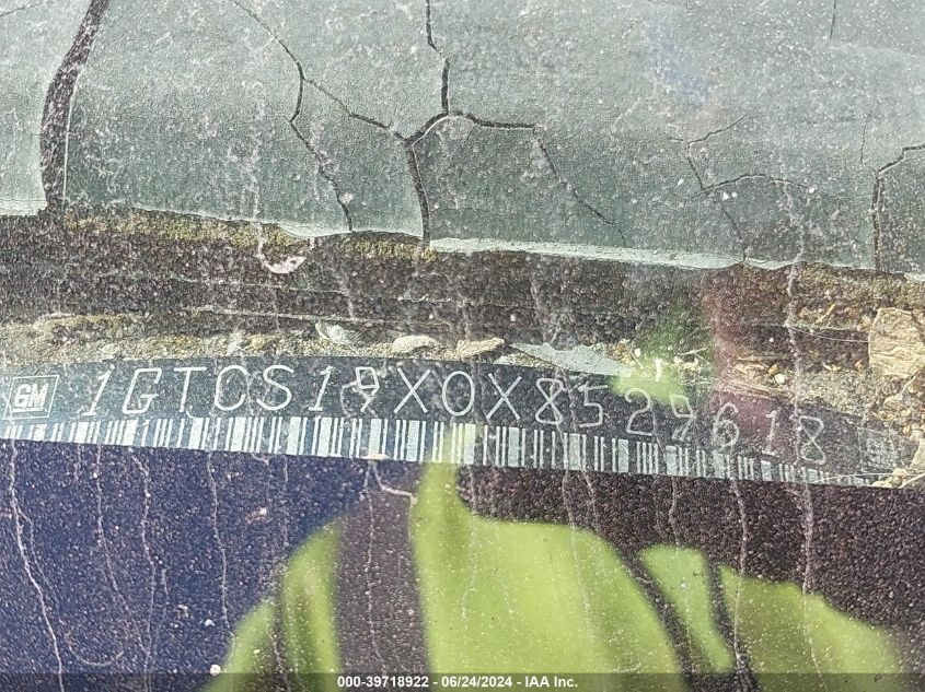 1999 GMC Sonoma Sls VIN: 1GTCS19X0X8529618 Lot: 39718922