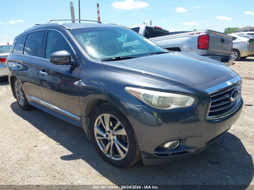 2013 Infiniti Jx35 VIN: 5N1AL0MMXDC337252 Lot: 39718944