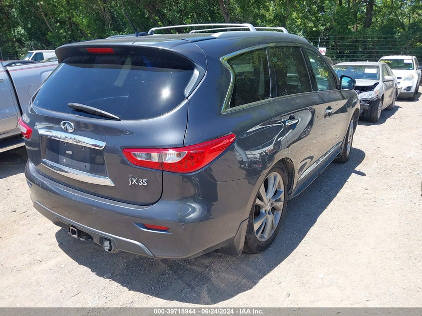 2013 Infiniti Jx35 VIN: 5N1AL0MMXDC337252 Lot: 39718944