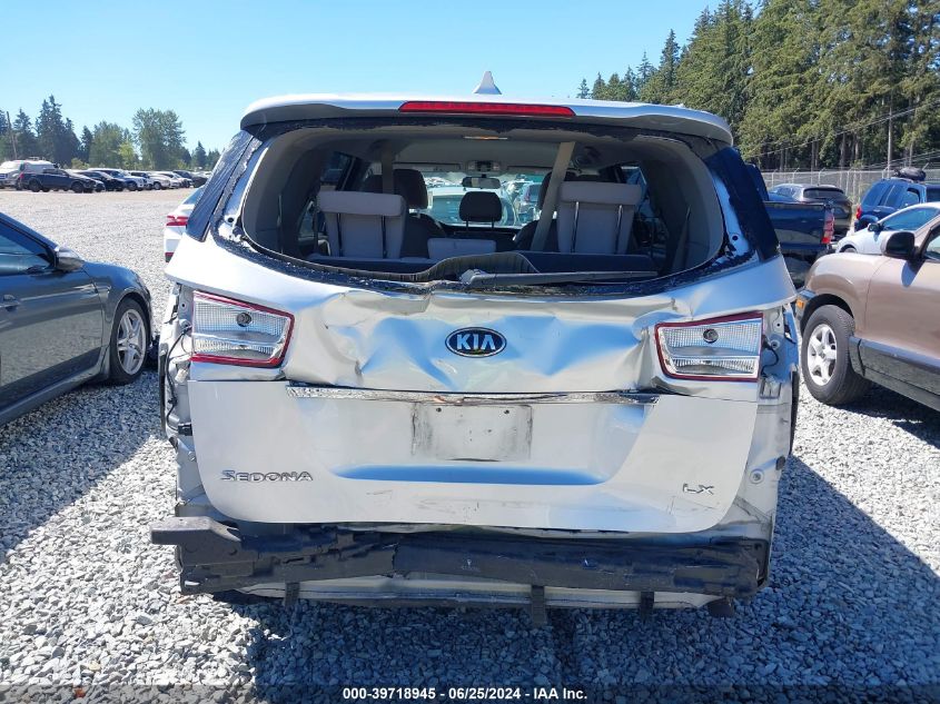 2017 Kia Sedona Lx VIN: KNDMB5C12H6218379 Lot: 39718945