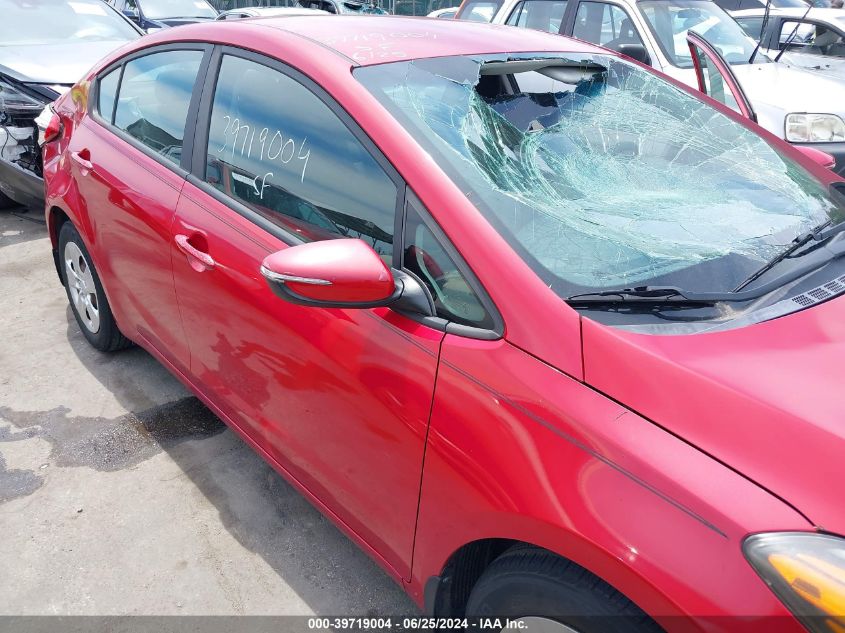 2016 Kia Forte Lx VIN: KNAFX4A6XG5527067 Lot: 39719004