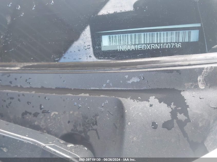 2024 Nissan Titan Sv 4X4 VIN: 1N6AA1EDXRN100736 Lot: 39719130