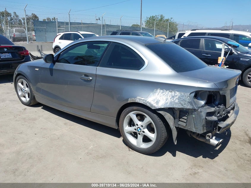 2011 BMW 128I VIN: WBAUP9C59BVL90477 Lot: 39719134