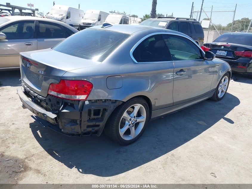 2011 BMW 128I VIN: WBAUP9C59BVL90477 Lot: 39719134