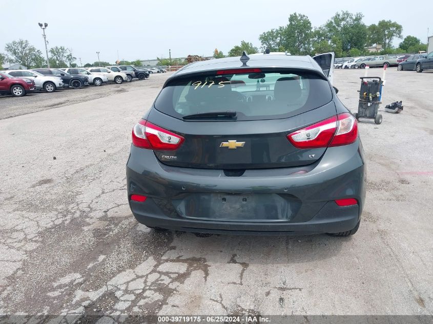 2019 Chevrolet Cruze Lt VIN: 3G1BE6SM8KS552962 Lot: 39719175