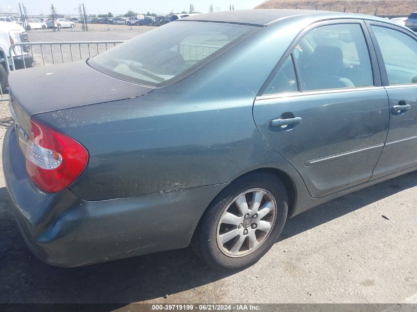 2003 Toyota Camry Xle VIN: 4T1BE30KX3U739852 Lot: 39719199