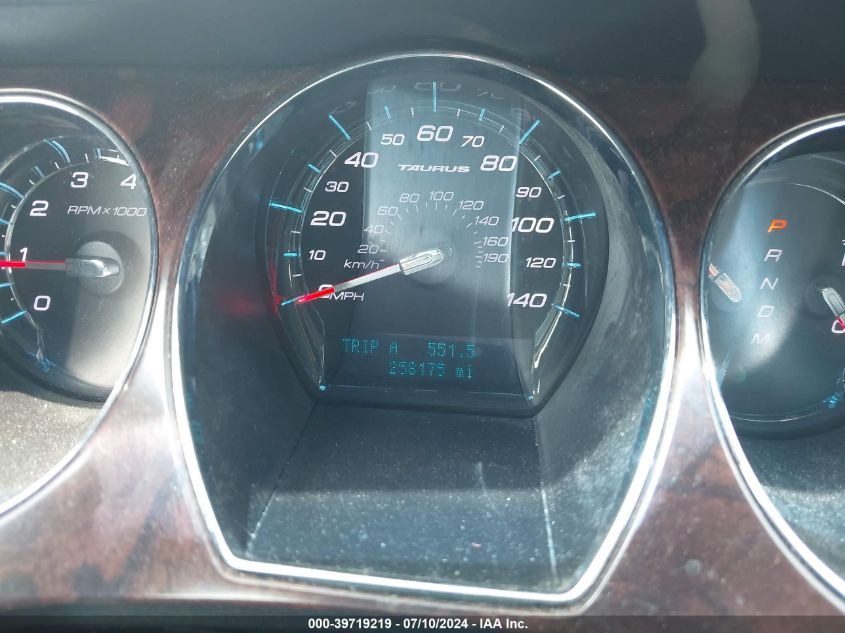 2012 Ford Taurus Sel VIN: 1FAHP2EW5CG144703 Lot: 39719219