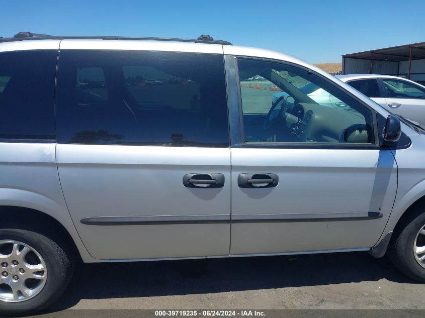 2003 Dodge Caravan Se VIN: 1D4GP25R13B258097 Lot: 39719235