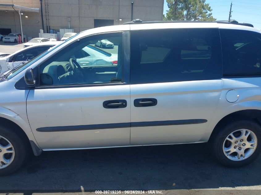 2003 Dodge Caravan Se VIN: 1D4GP25R13B258097 Lot: 39719235