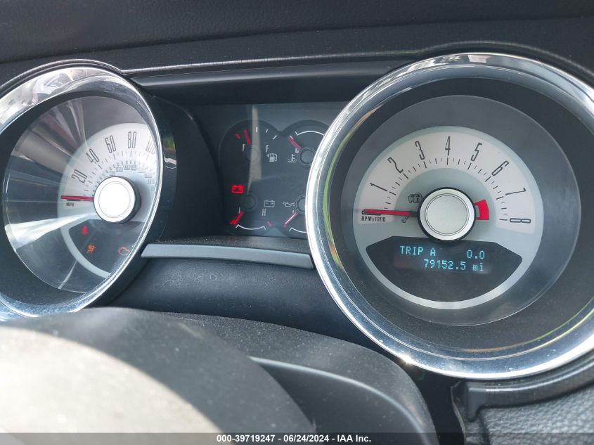 2012 Ford Mustang Gt Premium VIN: 1ZVBP8CF5C5280053 Lot: 39719247