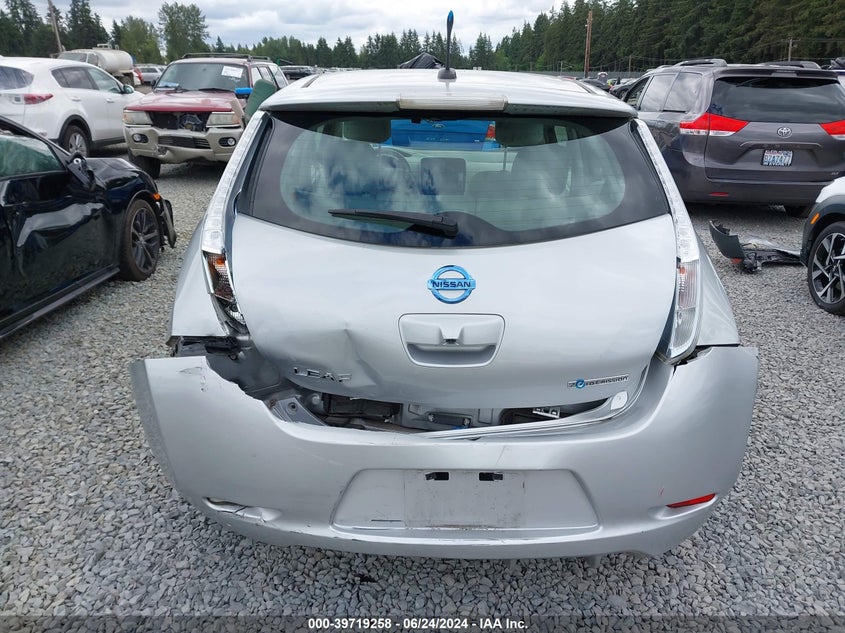 2013 Nissan Leaf Sv VIN: 1N4AZ0CP4DC406165 Lot: 39719258