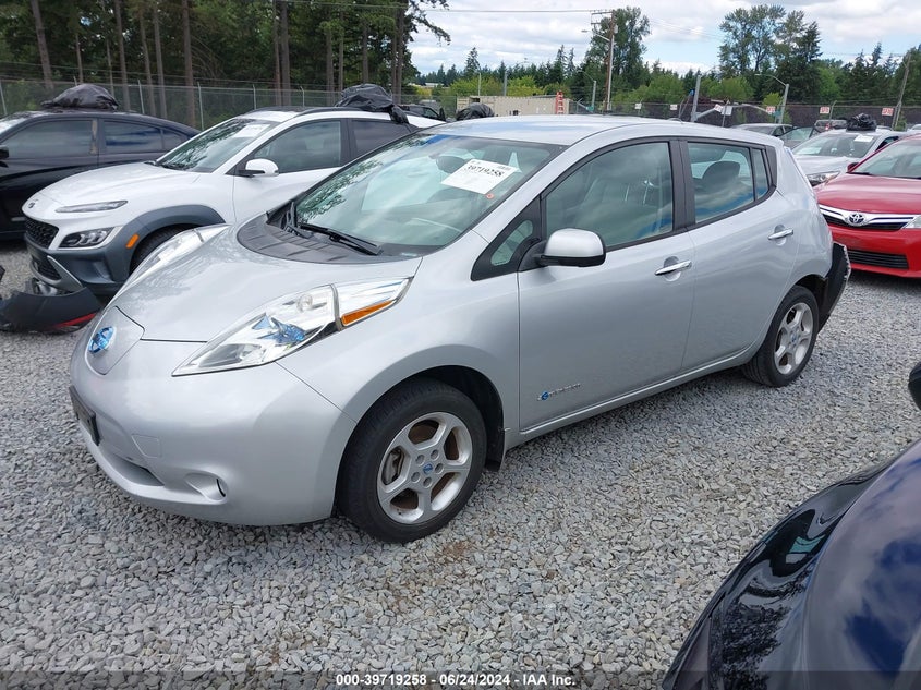 2013 Nissan Leaf Sv VIN: 1N4AZ0CP4DC406165 Lot: 39719258