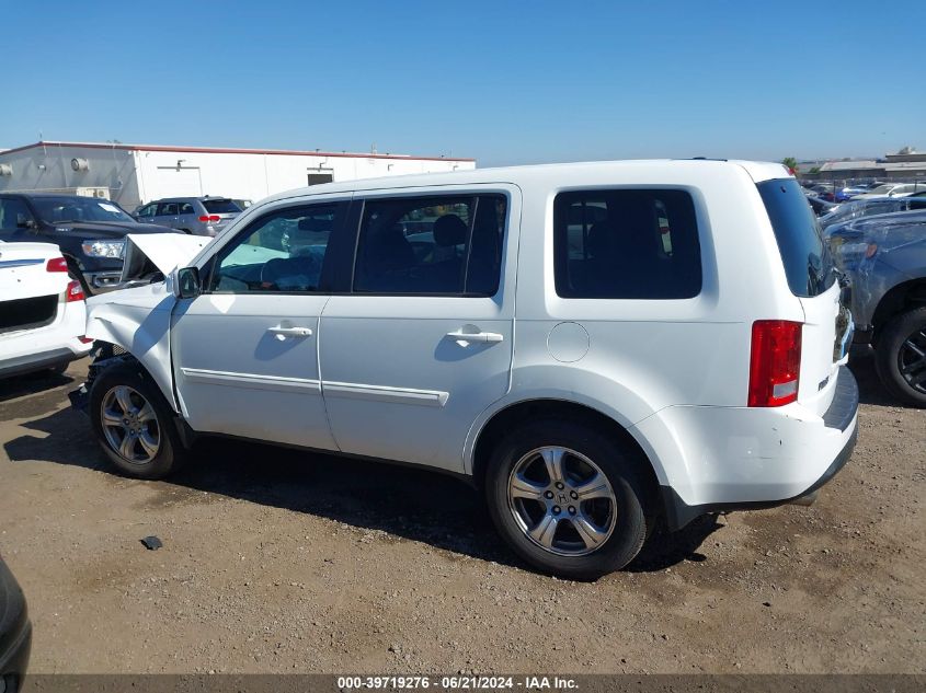 2012 Honda Pilot Ex-L VIN: 5FNYF4H51CB055703 Lot: 39719276