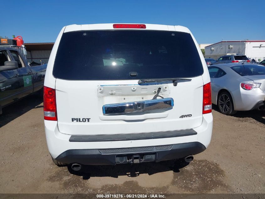 2012 Honda Pilot Ex-L VIN: 5FNYF4H51CB055703 Lot: 39719276