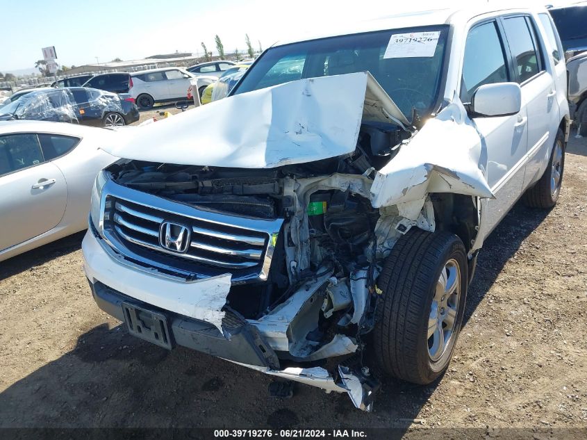 2012 Honda Pilot Ex-L VIN: 5FNYF4H51CB055703 Lot: 39719276