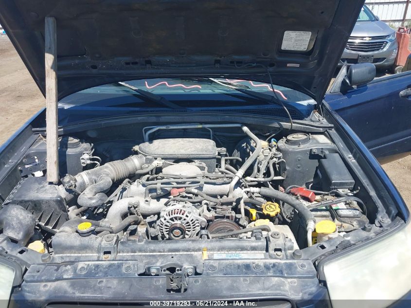 2006 Subaru Forester 2.5X VIN: JF1SG63666H721852 Lot: 39719293