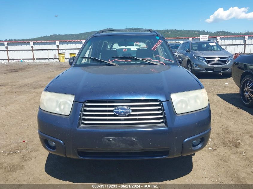 2006 Subaru Forester 2.5X VIN: JF1SG63666H721852 Lot: 39719293