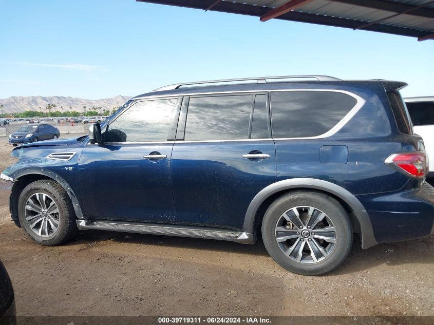 2019 Nissan Armada Sl VIN: JN8AY2NC6KX510315 Lot: 39719311