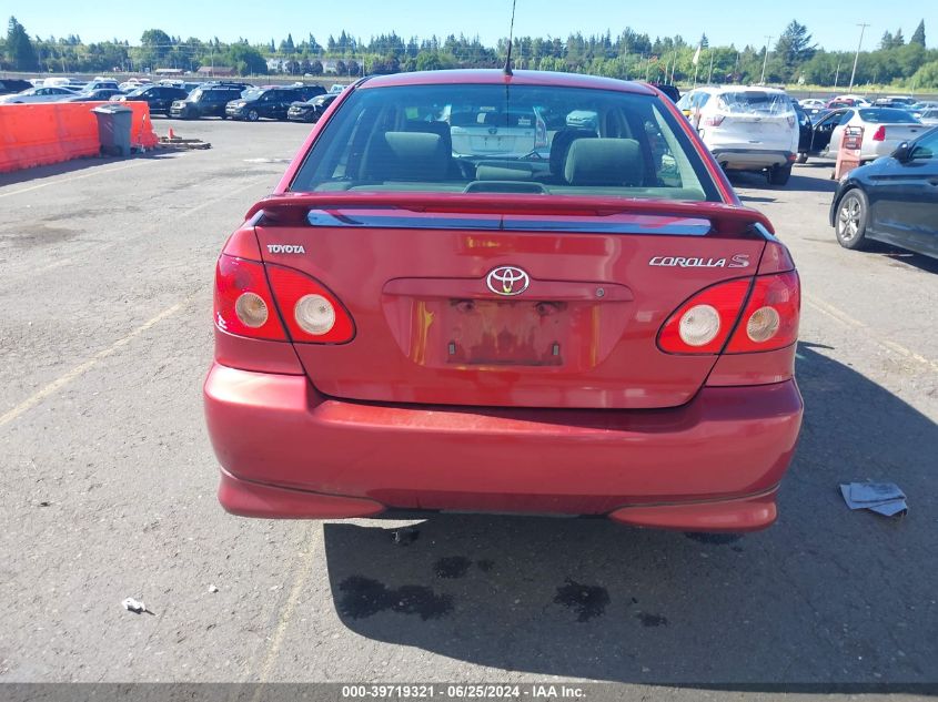 2008 Toyota Corolla S VIN: 1NXBR30E48Z952043 Lot: 39719321