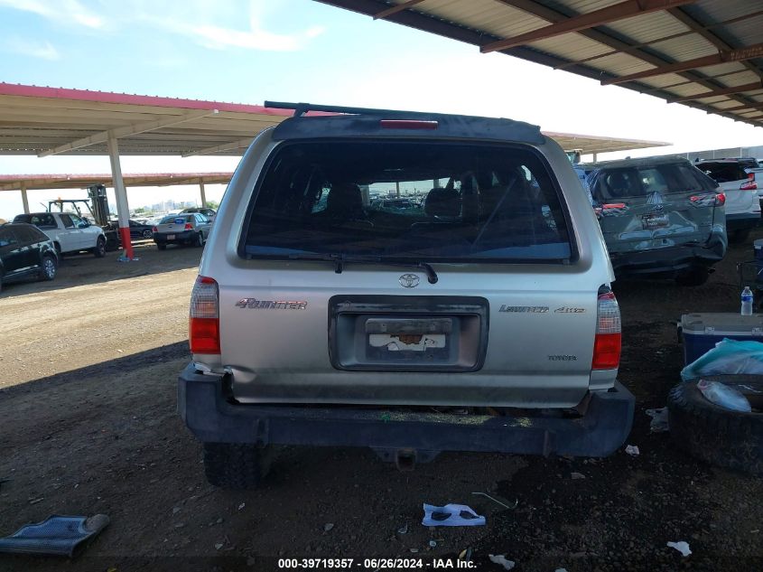 1999 Toyota 4Runner Limited V6 VIN: JT3HN87R1X0254774 Lot: 39719357