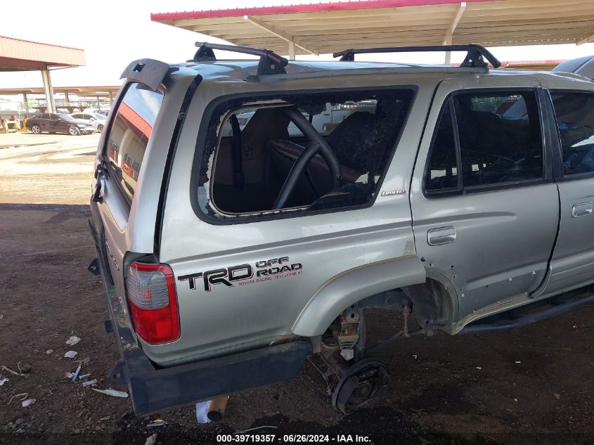1999 Toyota 4Runner Limited V6 VIN: JT3HN87R1X0254774 Lot: 39719357