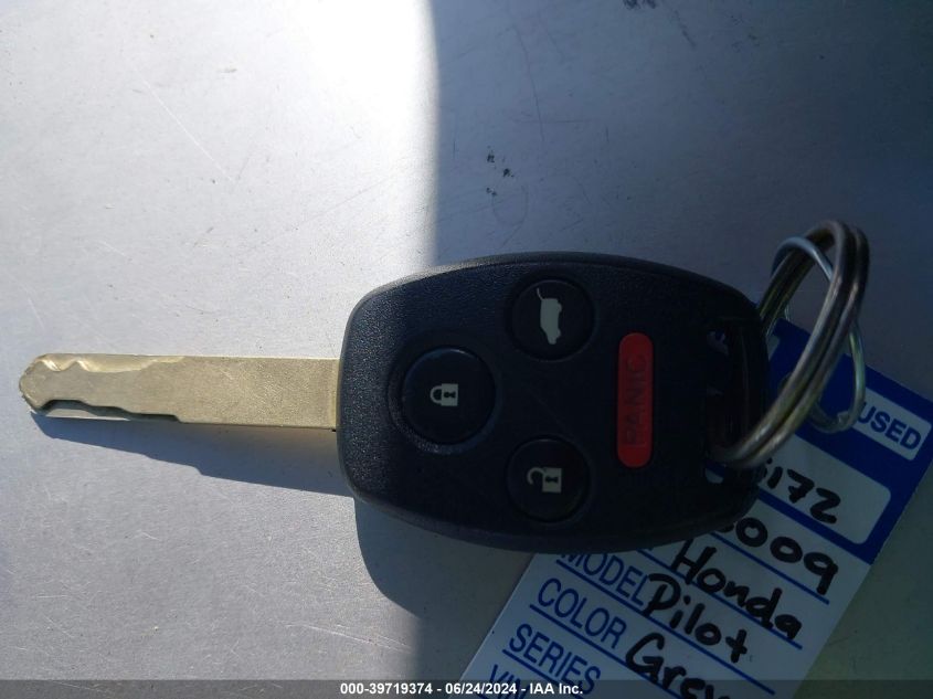 2009 Honda Pilot Ex VIN: 5FNYF38489B011255 Lot: 39719374