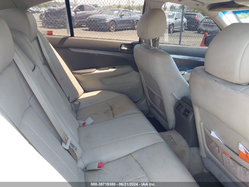 2013 Infiniti G37X VIN: JN1CV6AR6DM757310 Lot: 39719380