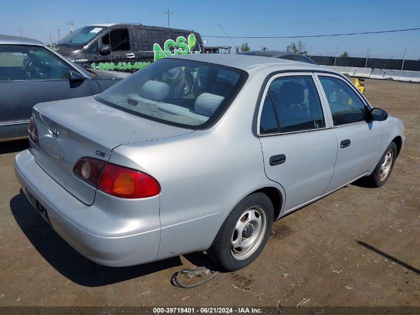 2002 Toyota Corolla Ce VIN: 1NXBR12E62Z643733 Lot: 39719401