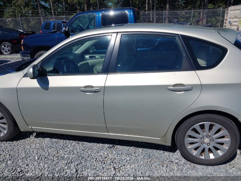 2009 Subaru Impreza 2.5I Premium VIN: JF1GH60619H814306 Lot: 39719411