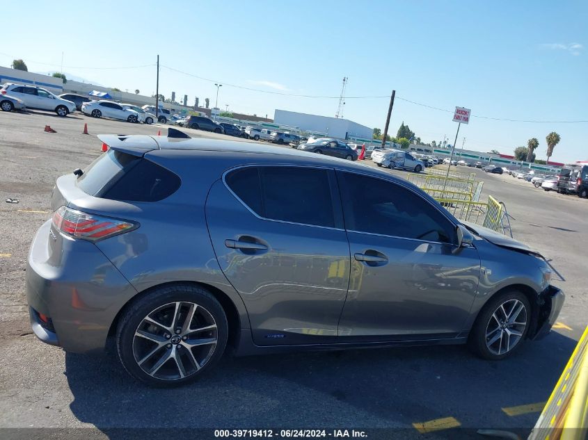 2015 Lexus Ct 200H VIN: JTHKD5BH4F2245554 Lot: 39719412