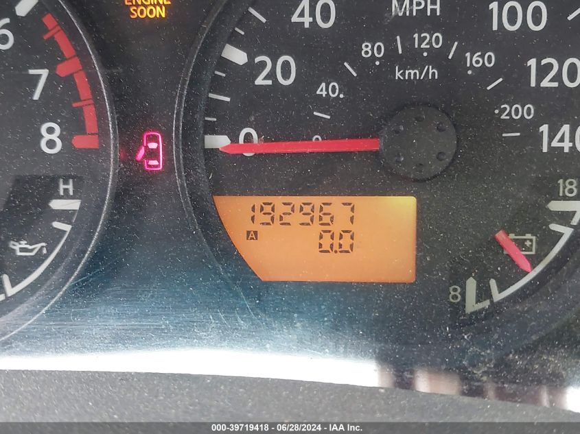 2006 Nissan Xterra S VIN: 5N1AN08W96C562562 Lot: 39719418