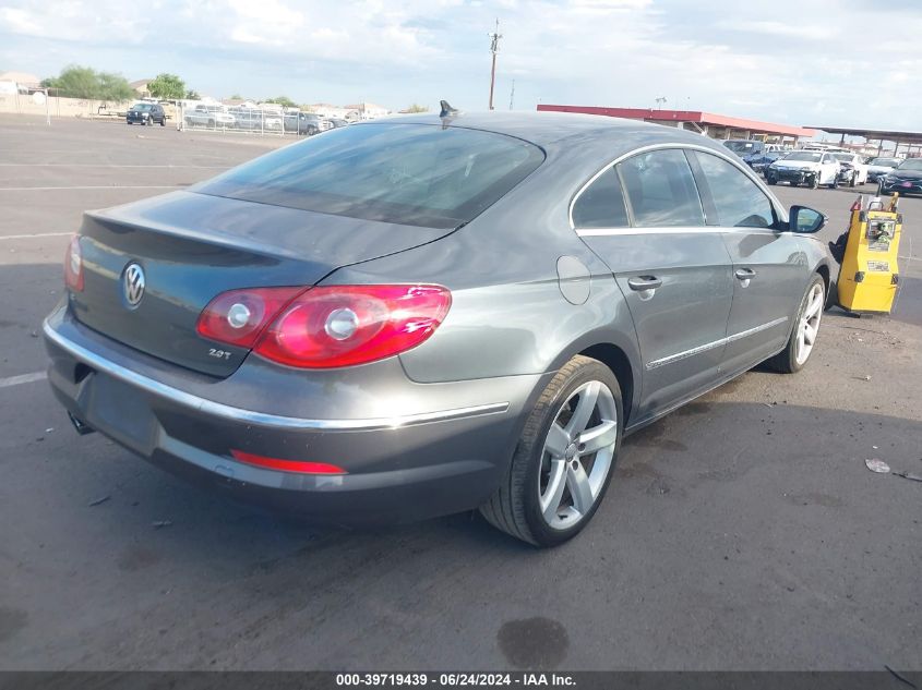 2012 Volkswagen Cc Lux VIN: WVWHP7AN3CE516300 Lot: 39719439