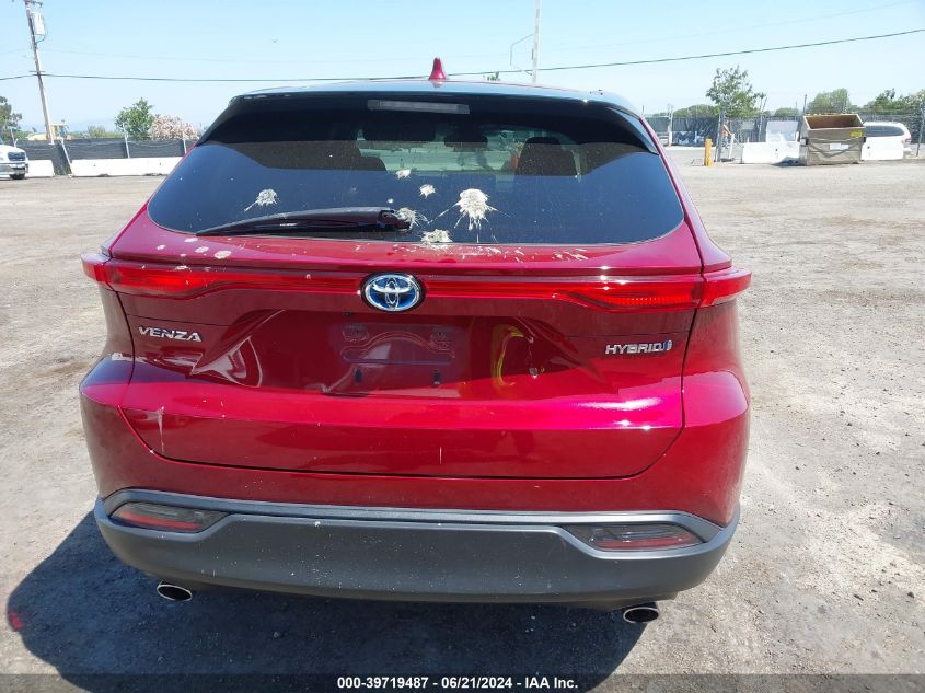 2021 Toyota Venza Le VIN: JTEAAAAH4MJ025054 Lot: 39719487