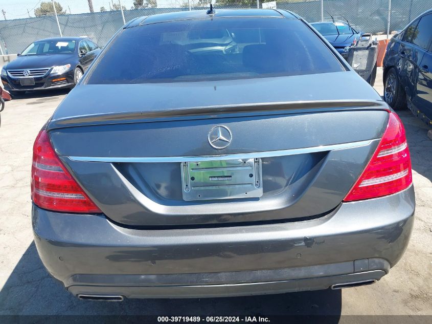 2013 Mercedes-Benz S 550 4Matic VIN: WDDNG9EB7DA521416 Lot: 39719489