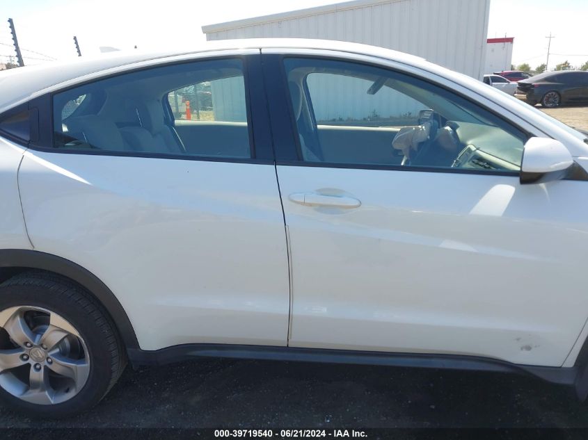 2018 Honda Hr-V Lx VIN: 3CZRU5H35JM711225 Lot: 39719540