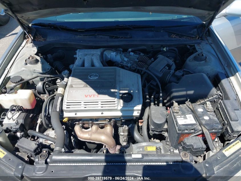 2000 Lexus Es 300 VIN: JT8BF28G8Y5078625 Lot: 39719579