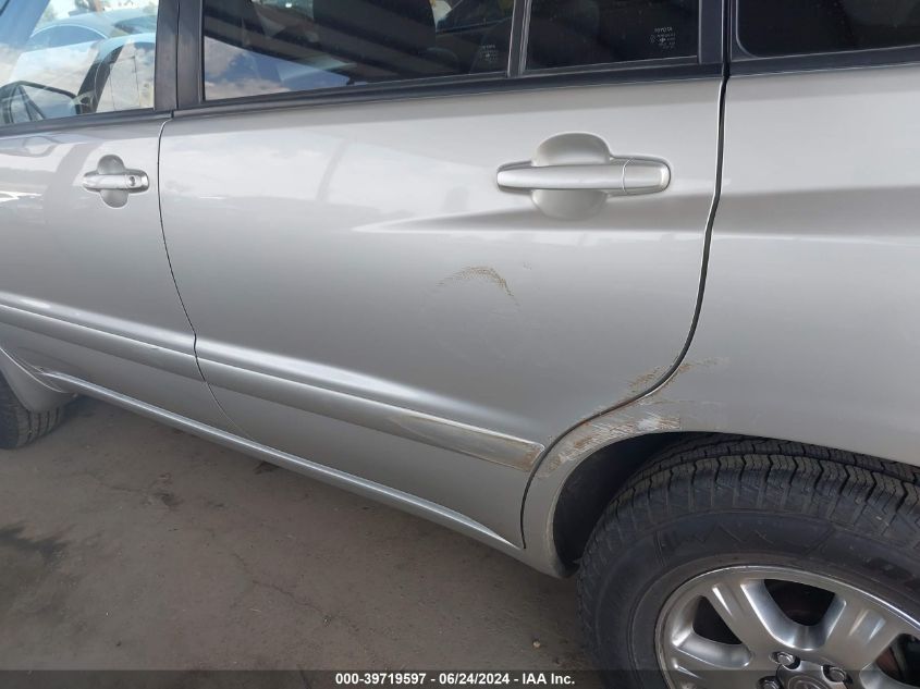 2005 Toyota Highlander V6 VIN: JTEDP21A550070032 Lot: 39719597