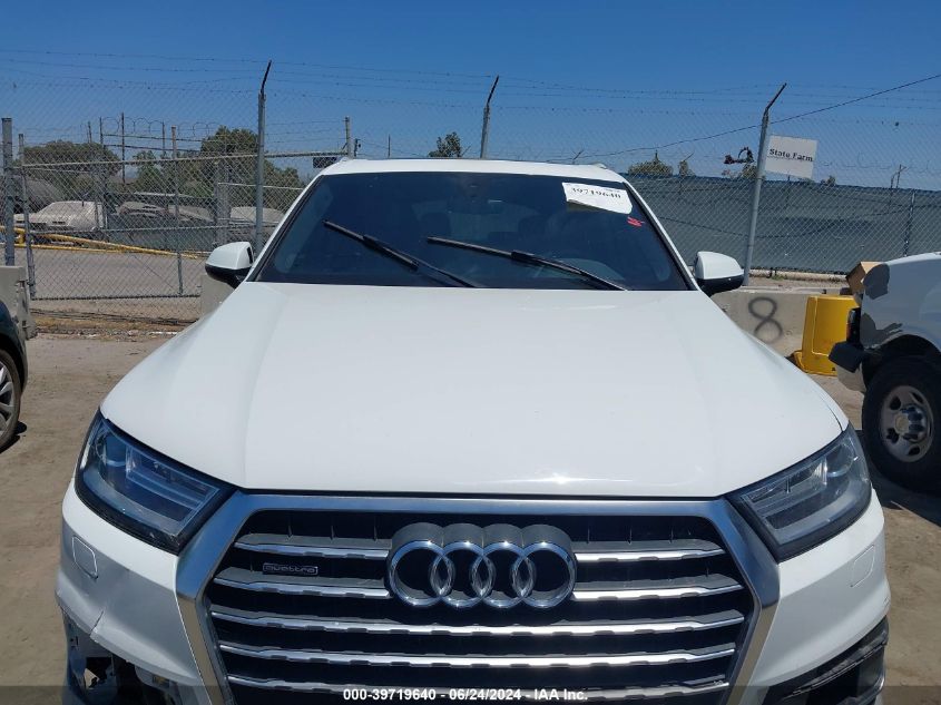 2018 Audi Q7 3.0T Premium VIN: WA1LABF74JD017964 Lot: 39719640