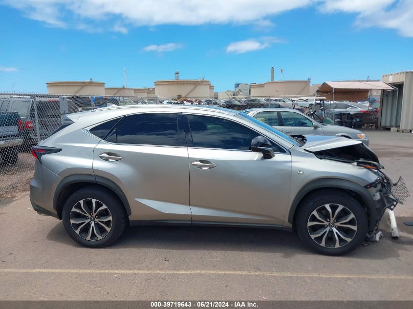 2015 Lexus Nx 200T F Sport VIN: JTJYARBZ3F2019197 Lot: 39719643