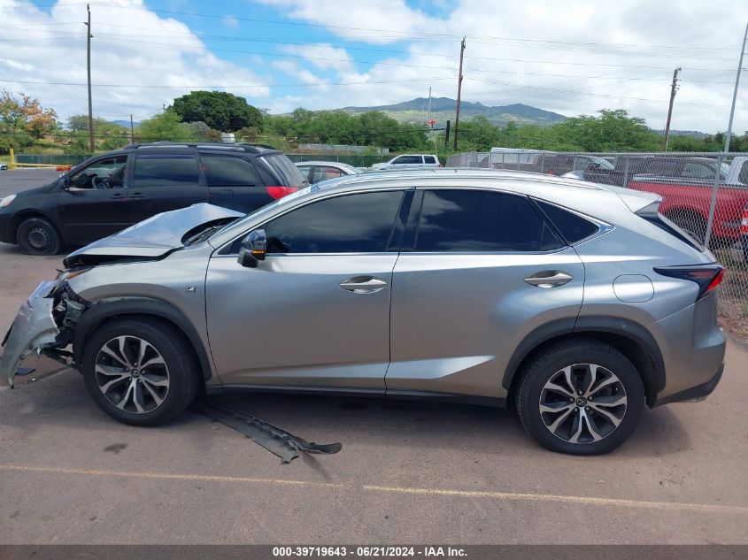 2015 Lexus Nx 200T F Sport VIN: JTJYARBZ3F2019197 Lot: 39719643