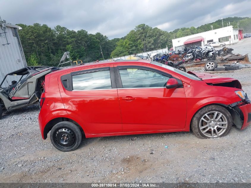 2012 Chevrolet Sonic 2Lt VIN: 1G1JC6SH4C4161233 Lot: 39719814