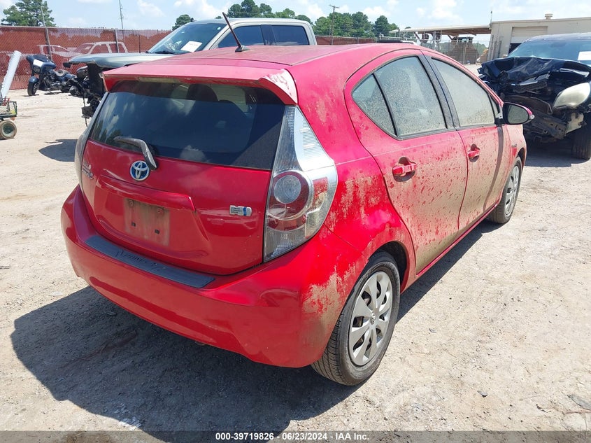 2012 Toyota Prius C Two VIN: JTDKDTB37C1517154 Lot: 39719826
