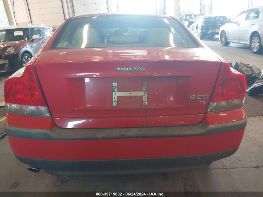 2001 Volvo S60 T5 VIN: YV1RS53D712007833 Lot: 39719832