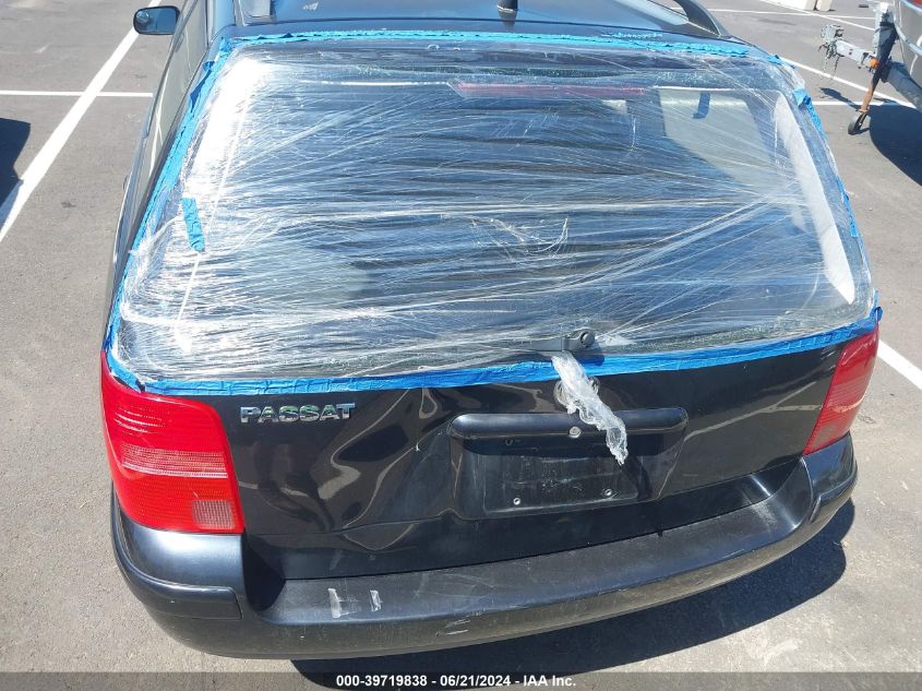 1999 Volkswagen Passat Gls VIN: WVWNA63B3XE514828 Lot: 39719838