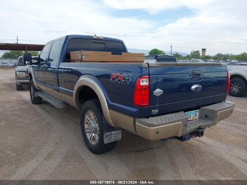 2013 Ford F-350 Lariat VIN: 1FT8W3BT6DEA68578 Lot: 39719874