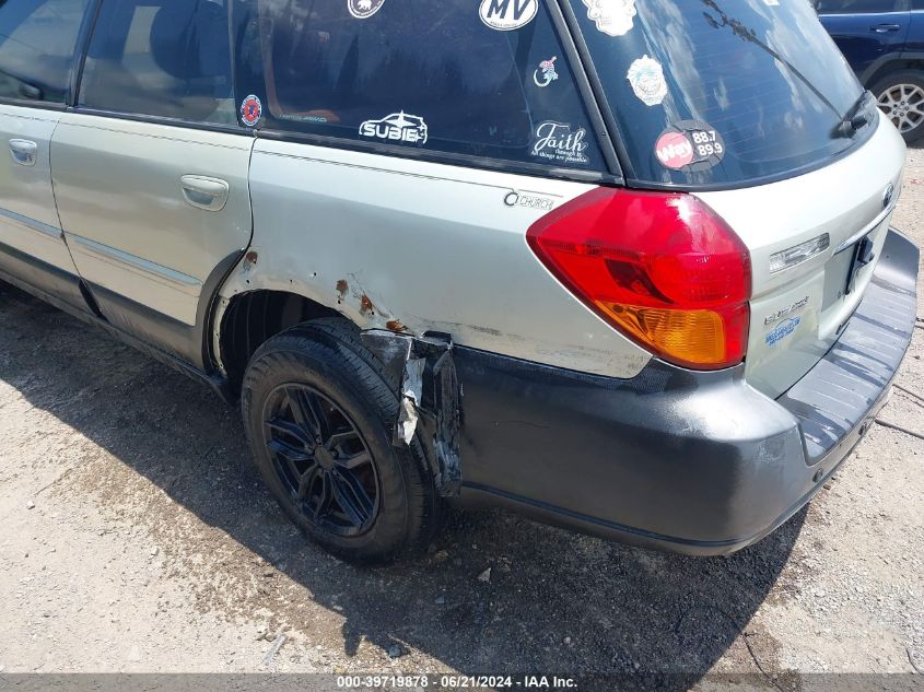 2005 Subaru Outback 3.0R L.l. Bean Edition VIN: 4S4BP86C354336418 Lot: 39719878